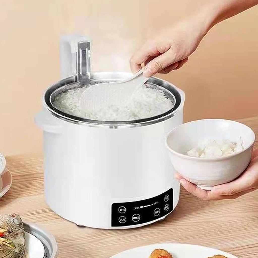 3 L Lifting Sugar Removal Rice Cooker, Low Sugar Rice Cooker with Low Carb Rice Steamer Basket,Speed Adjustable,Touch Control for Family Use