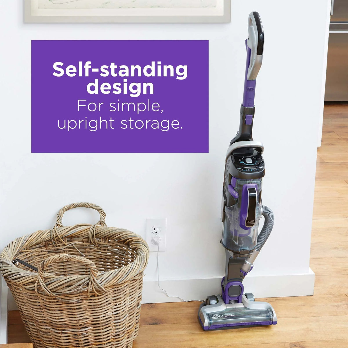 BLACK+DECKER  20V Cordless Upright Vacuum, (HCUA525JPK)