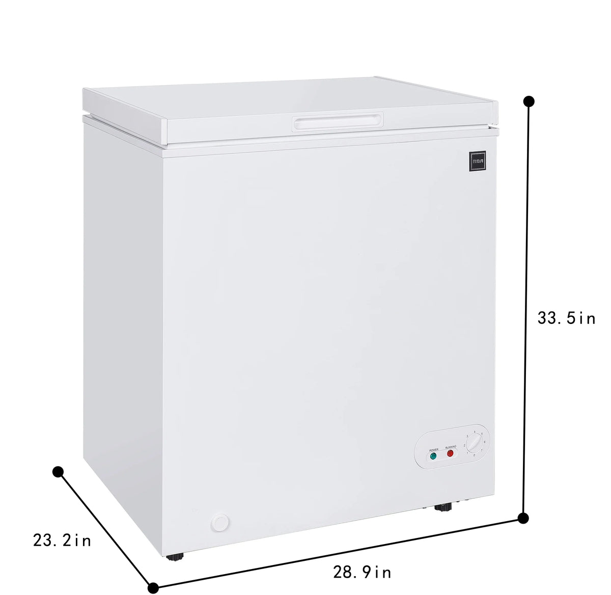 Arctic Chef 5.0 Cu ft Chest Freezer, White