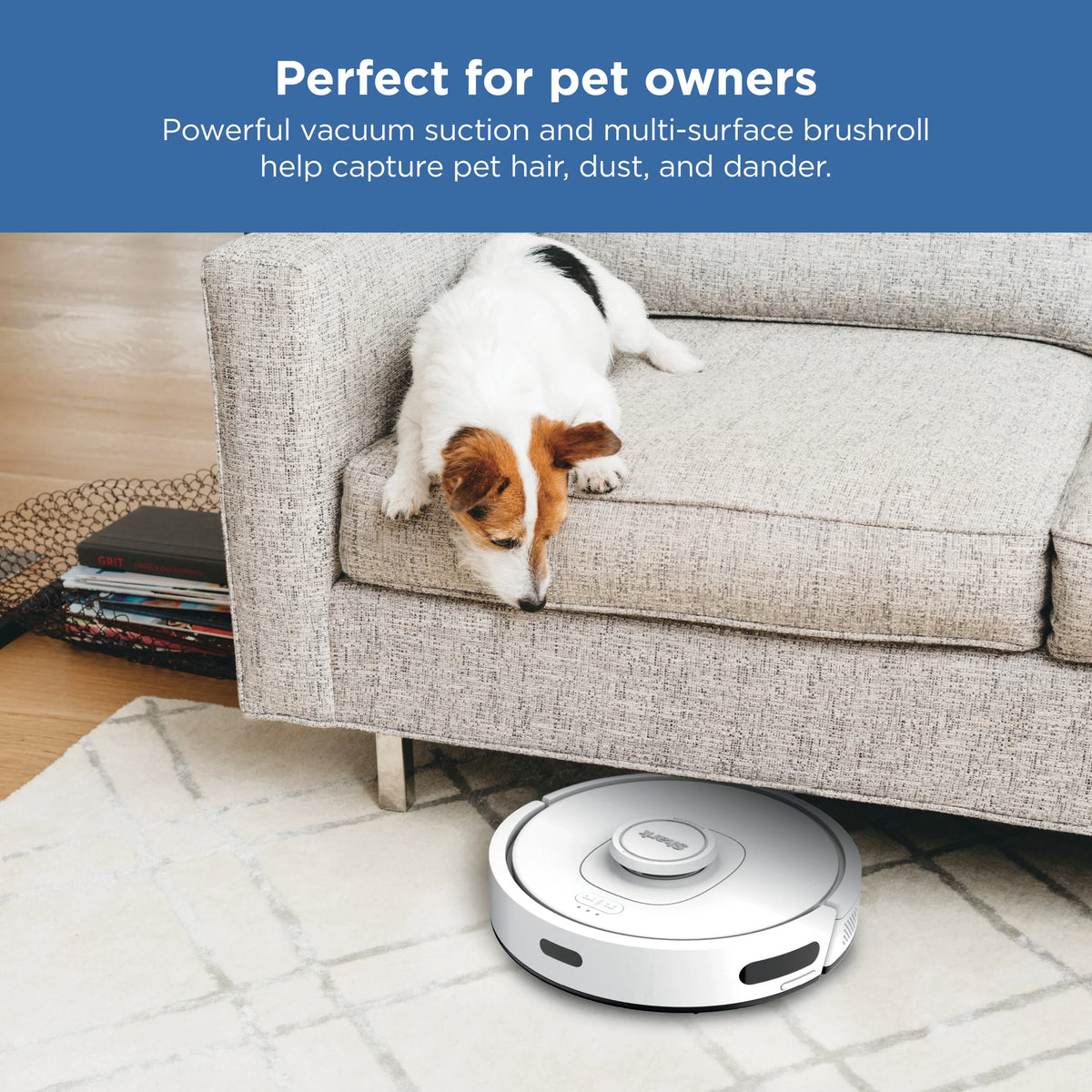 Shark® Matrix�?IQ Robot Vacuum, Bagless 60 Day Capacity Base, Multi-Surface Cleaning, Self Emptying, Home Mapping, RV2302AE