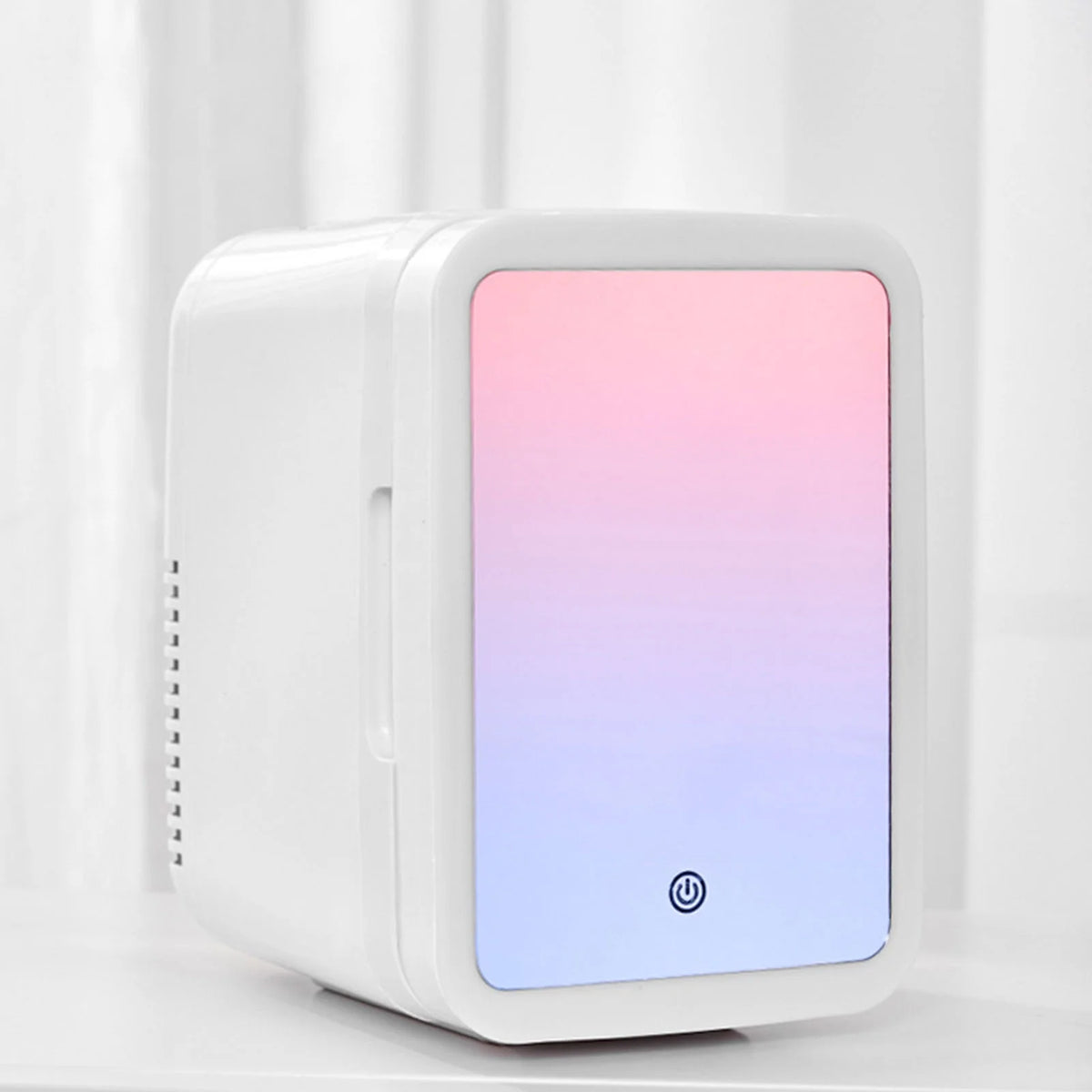 tzyudk White Mini Refrigerator 4L Quiet Heating Freezing Portable Compact Fridge For Home Car Student Dormitory Us Plug 110V Affordable Useful Plastic