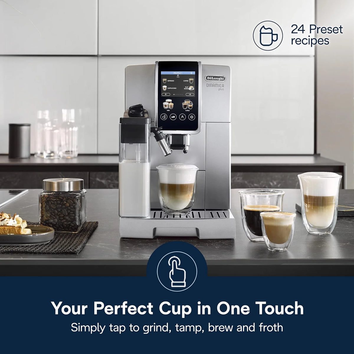 Delonghi Dinamica Plus Fully Automatic Espresso Machine