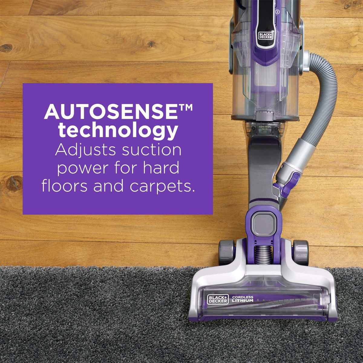 BLACK+DECKER  20V Cordless Upright Vacuum, (HCUA525JPK)
