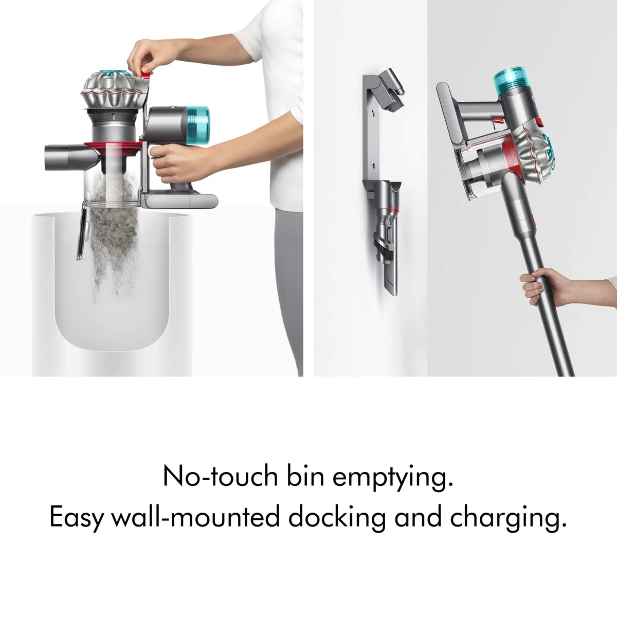 Restored Premium Dyson V8 Absolute Cordless Vacuum | Silver/Nickel (Refurbished)