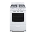 24" Wide Gas Range, White