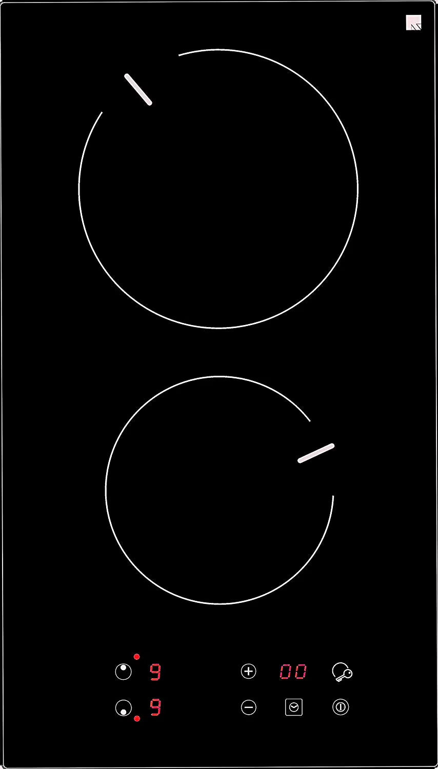 Ramblewood 2 Burner Electric Cooktop, EC2-18, 220V