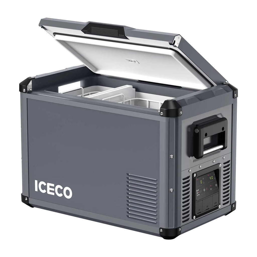 VL45 Pro Dual Zone 45QT Portable Cooler Grey