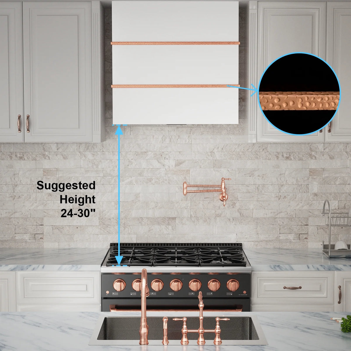 Akicon Range Hood 30 Inch, 600 CFM Ducted Vent Hood, Stainless Steel Box Kitchen Hood with 2 LED Lights, Removable Baffle Filters, Stove Hood Vent for Kitchen, 3 Speeds, Wall Mounted (AK-HS30HB-JBC)