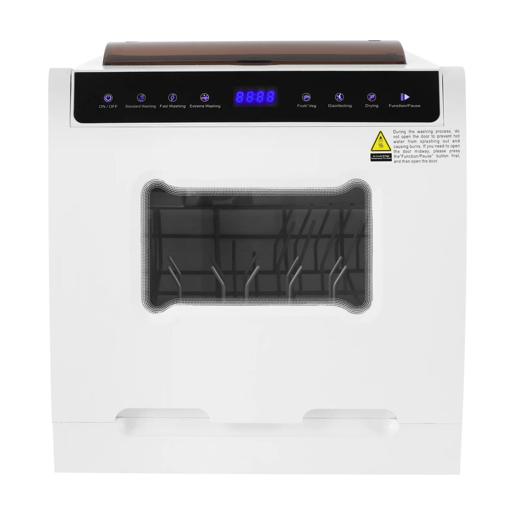 User-Friendly Dishwasher, Touchscreen Control with Visual Window, Top-Load Design with Sunken Handle, Easy for Elderly Users