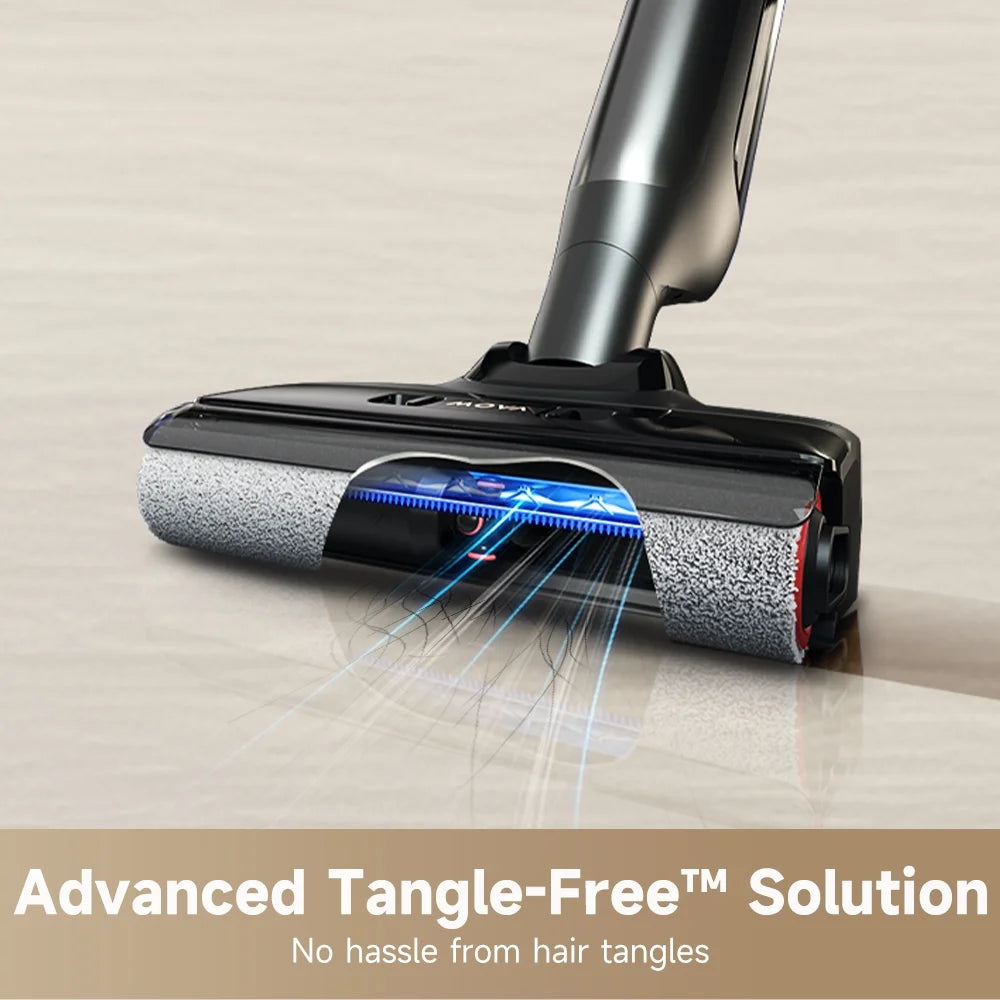 MOVA M10 Cordless Wet Dry Vacuum,Dual-Edge Self-Cleaning,18bar Suction,Zero-Tangle