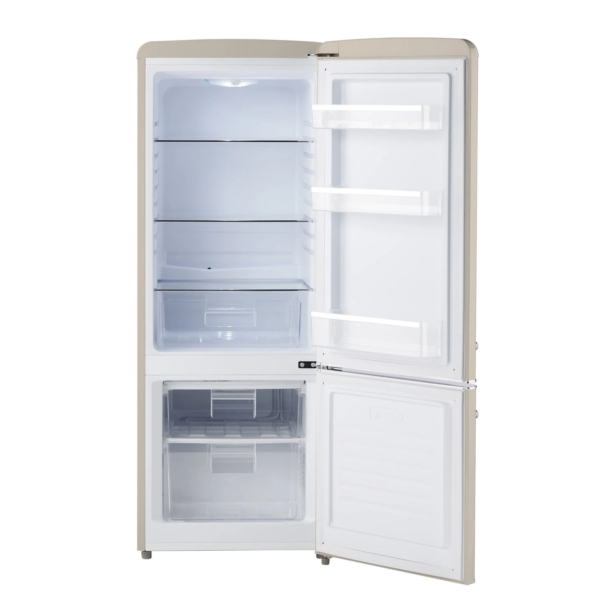 iio 7 cu. ft. Retro refrigerator with bottom freezer