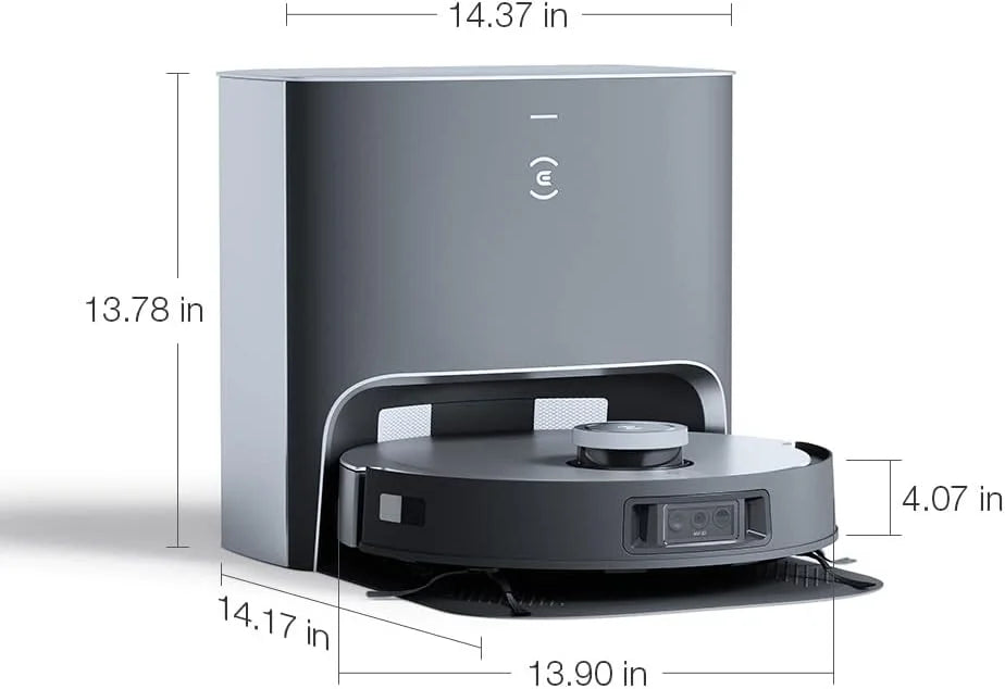 ECOVACS DEEBOT T10 PLUS Neo Robot Vacuum and Mop, Auto-Empty, AIVI 3.0, OZMO Pro 3.0 Oscillating Mopping, 3D Map, Air Freshener