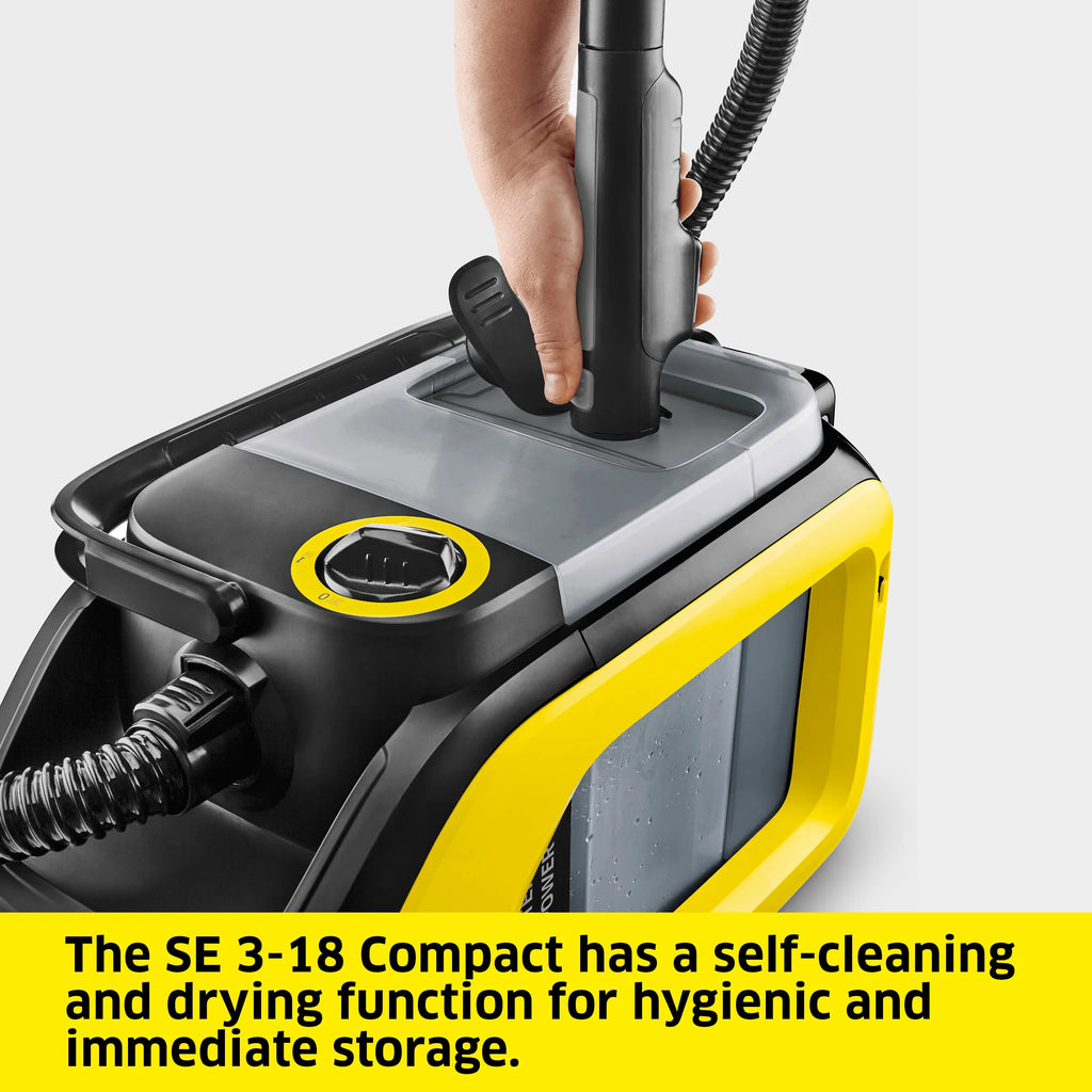 Karcher Cordless Carpet and Upholstery Cleaner, SE 3-18 , Spot Cleaner - Tool Only