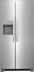 Frigidaire FRSS2323AS 22 Cu. Ft. 33" Standard-Depth Side by Side Refrigerator, Stainless Steel