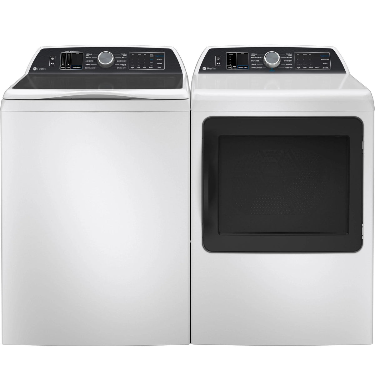 Ge Profile Ptd70eb Ge Profile 27" Wide 7.4 Cu. Ft. Electric Dryer - White on White with
