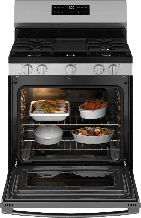 GE APPLIANCES GGF500PVSS  30" FREE STANDING GAS RANGE