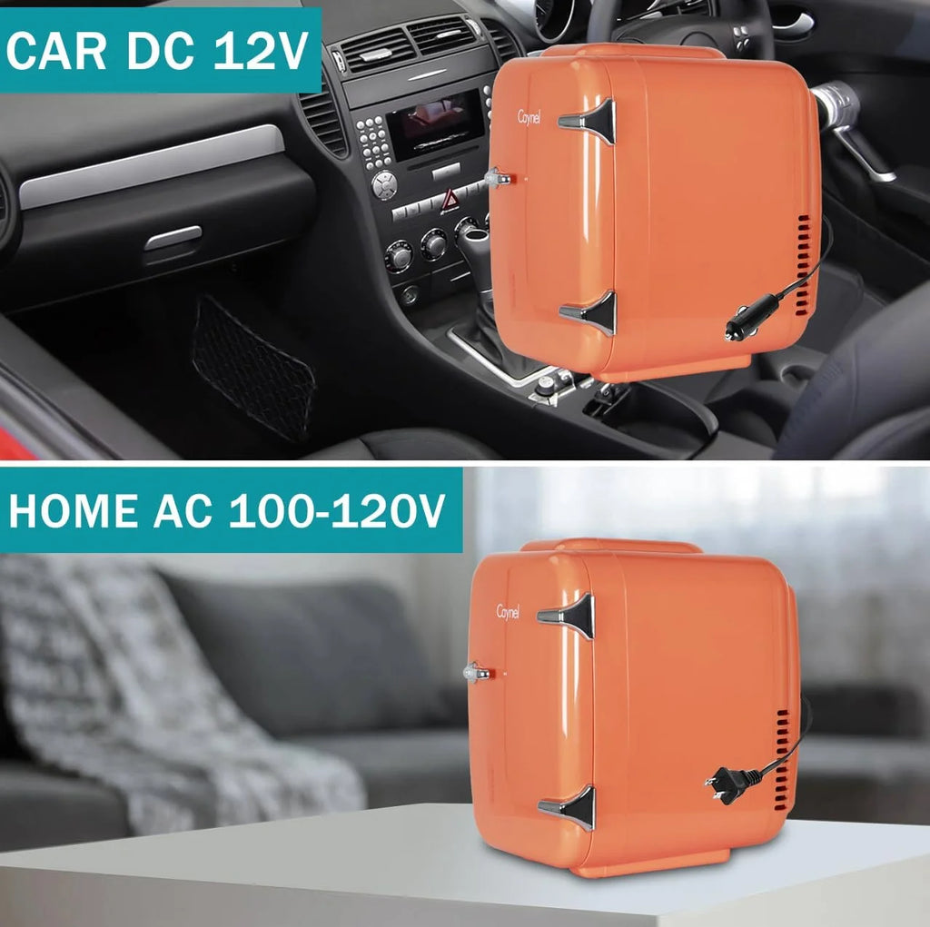 Fridge Portable Thermoelectric 4 Liter Cooler and Warmer for Skincare,  Friendly Beauty Fridge For Foods,Medications, Cosmetics, Breast Milk, Medications Home and Travel