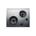21" Wide 115V 2-Burner Coil Cooktop