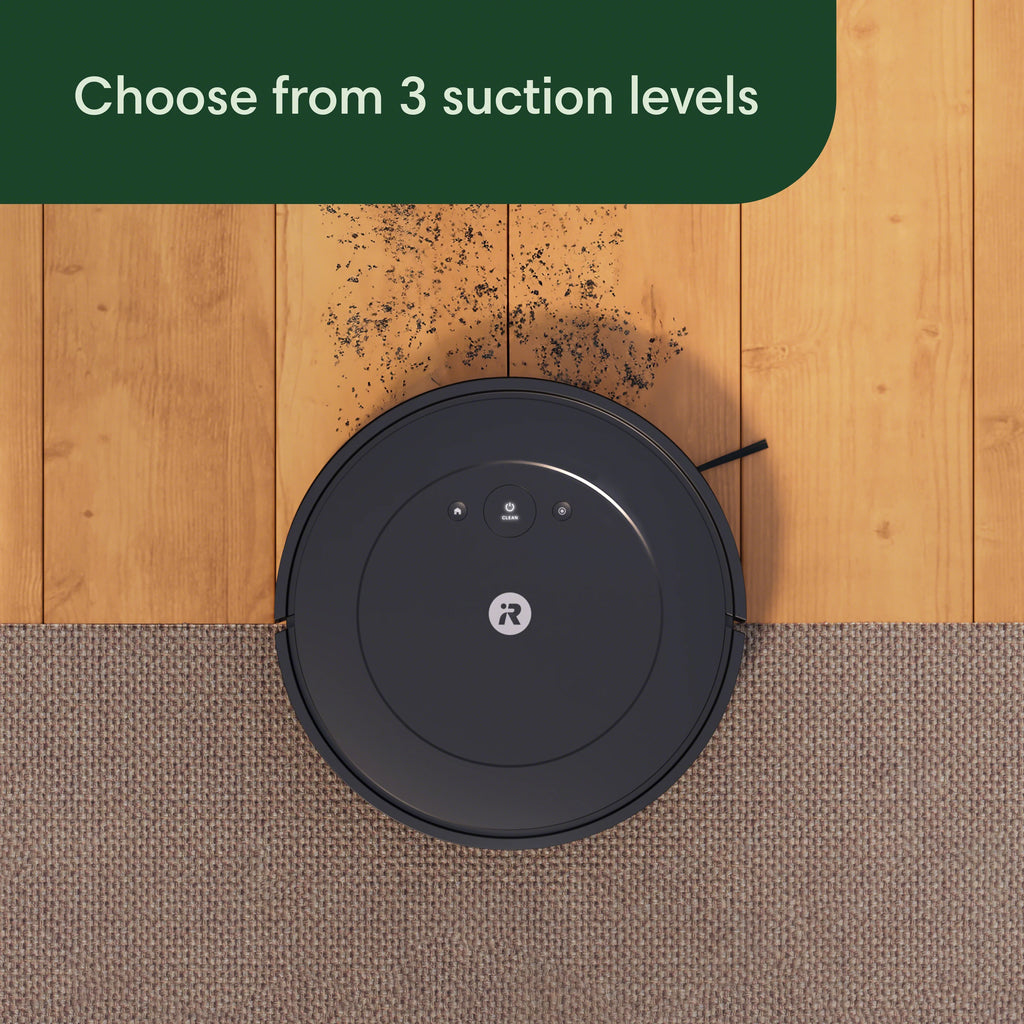 iRobot Roomba Vac Essential Robot Vacuum Cleaner with 3-Stage Cleaning System (Black)