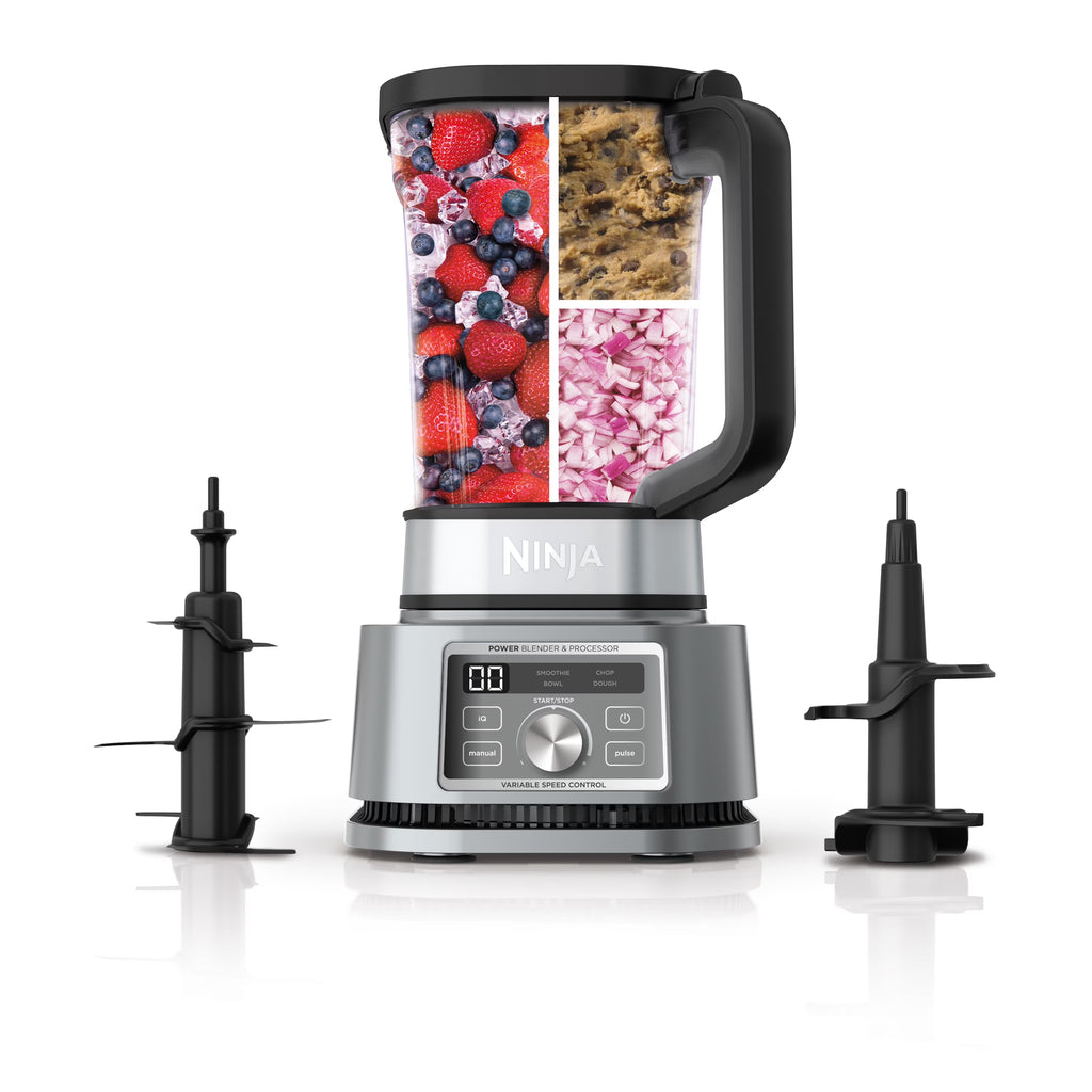 Ninja?? Foodi?? Power Blender & Processor 3-in-1 72-oz. Blender and Food Processor 1200W 4 Auto-iQ?? Presets, SS200
