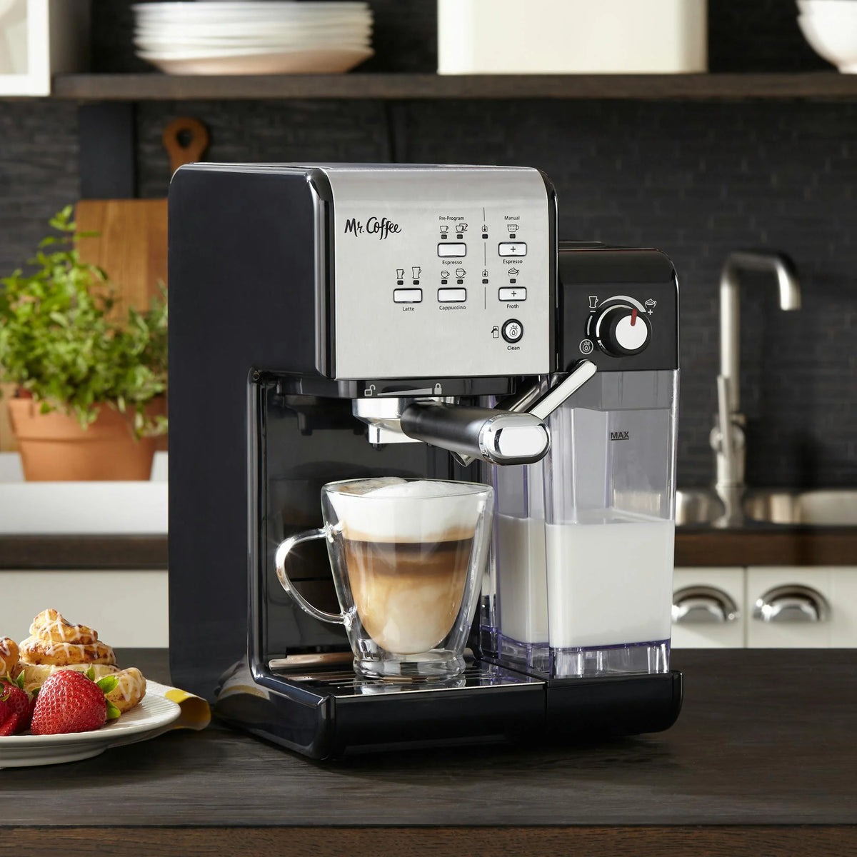 Mr. Coffee? One-Touch CoffeeHouse Espresso and Cappuccino Machine