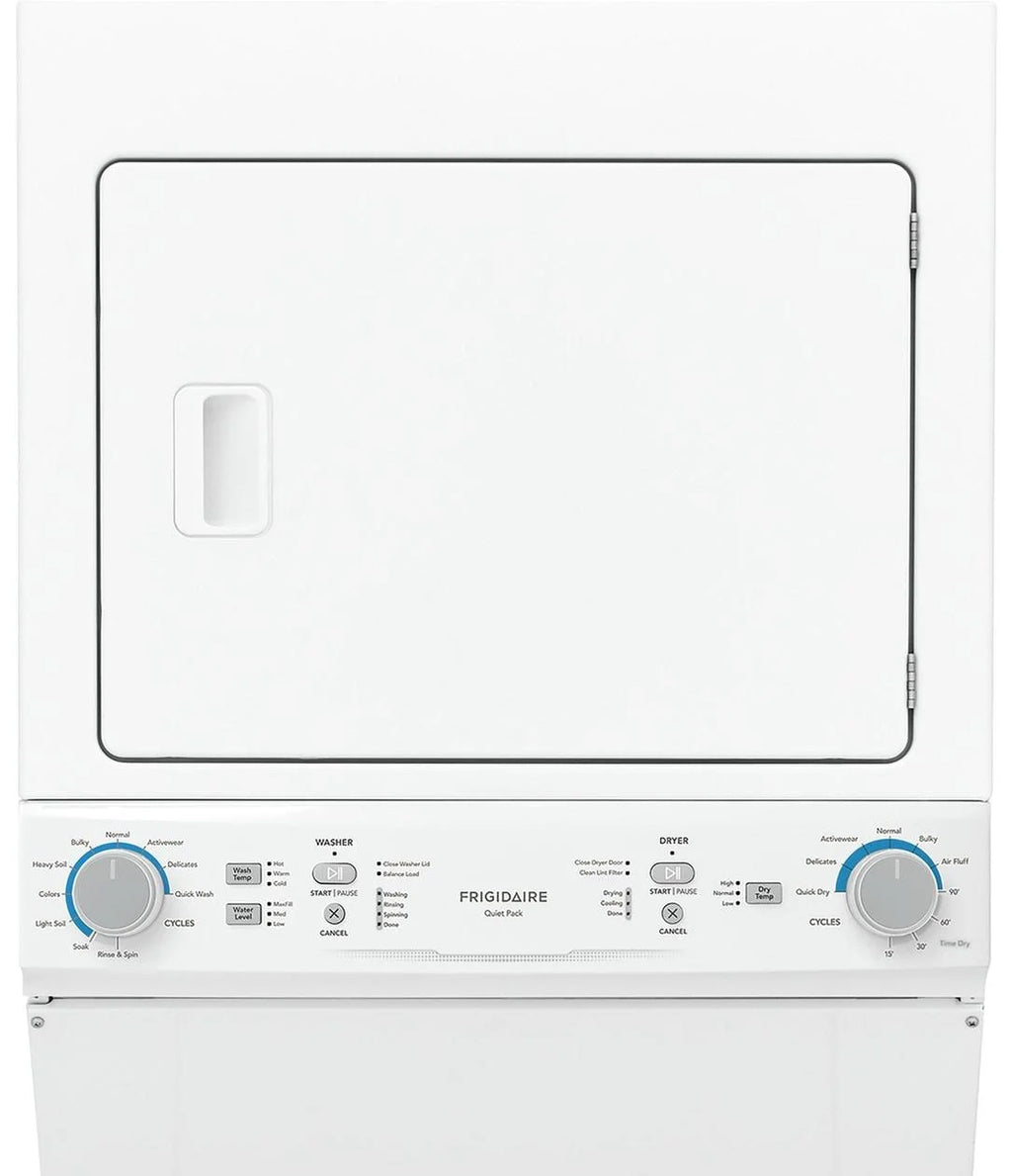 Frigidaire 5.5 Cu. Ft. 120 V White Electric Washer & Dryer