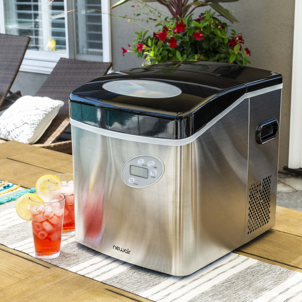 Newair, 50 lb. Portable Ice Maker, Countertop Design, 3 Bullet Ice Sizes