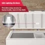 MORA 17.7 Cu. Ft. White Convertible Garage Ready Chest Freezer