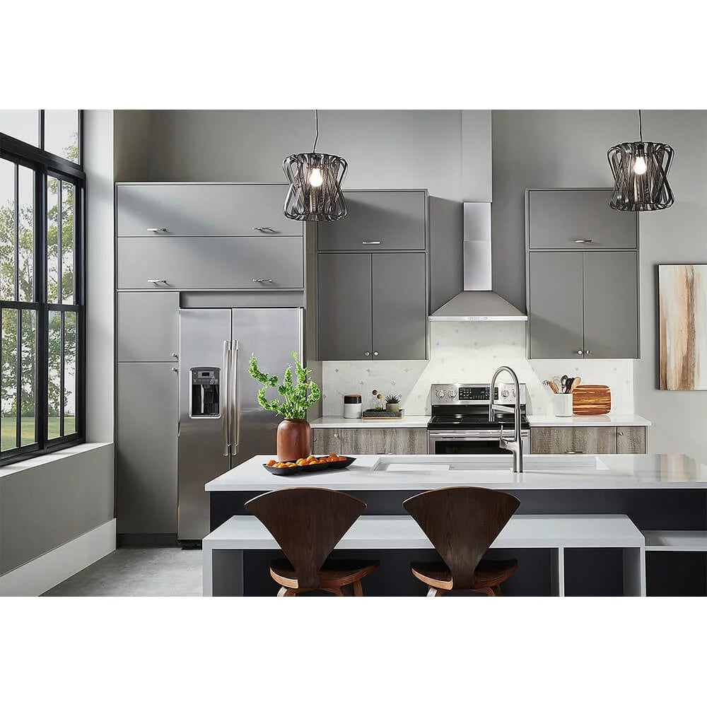 Broan 30" Classic Pyramid Chimney Hood, 630 CFM, LED