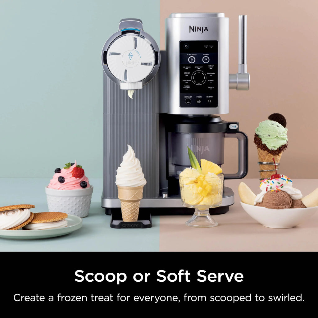 Open Box Ninja Swirl-Creami Soft-Serve Maker - SILVER ONE SIZE
