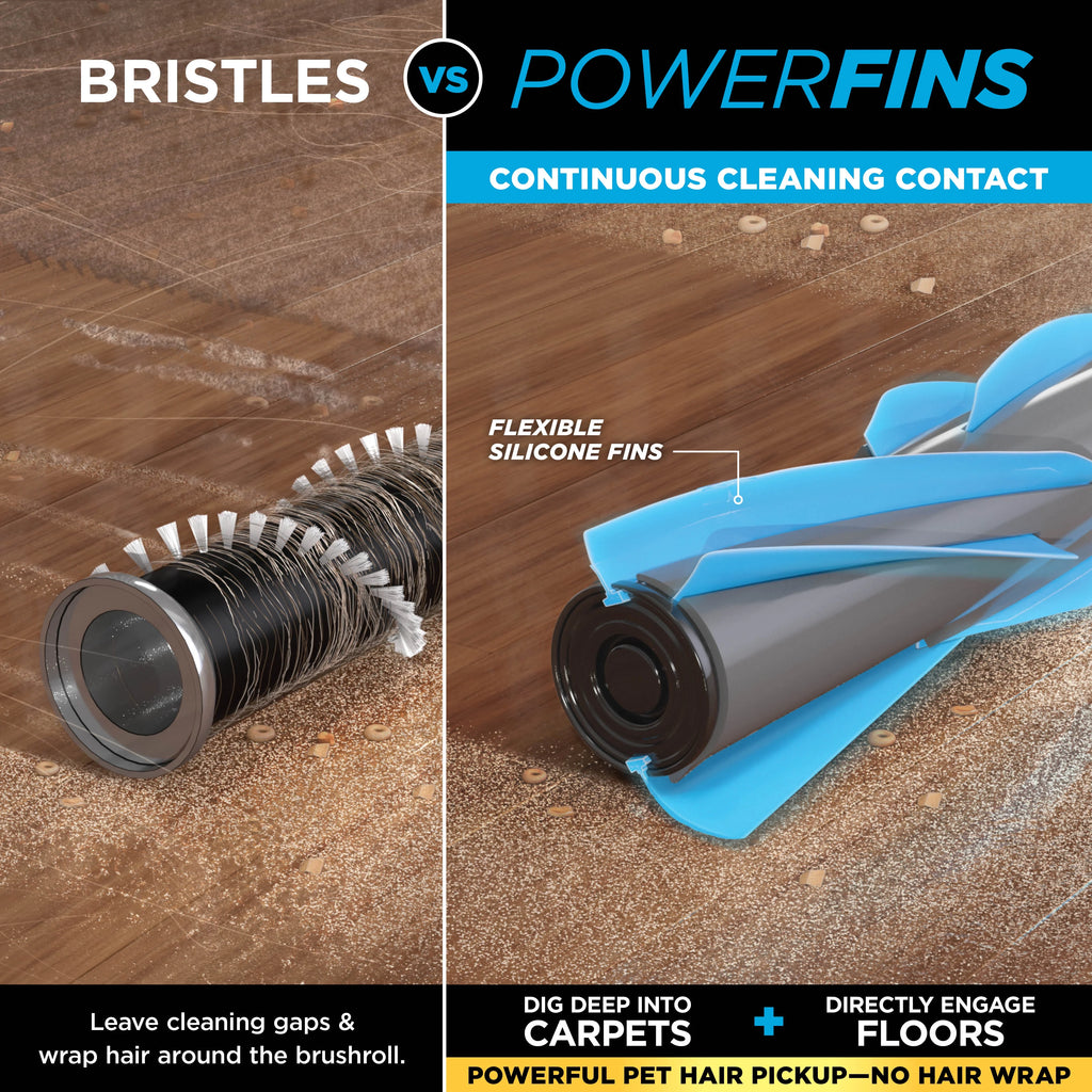 Shark? Vertex DuoClean? PowerFin Upright Vacuum Powered Lift-Away?, Self-Cleaning Brushroll, AZ2000
