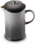 Stoneware French Press, 34 oz., Oyster