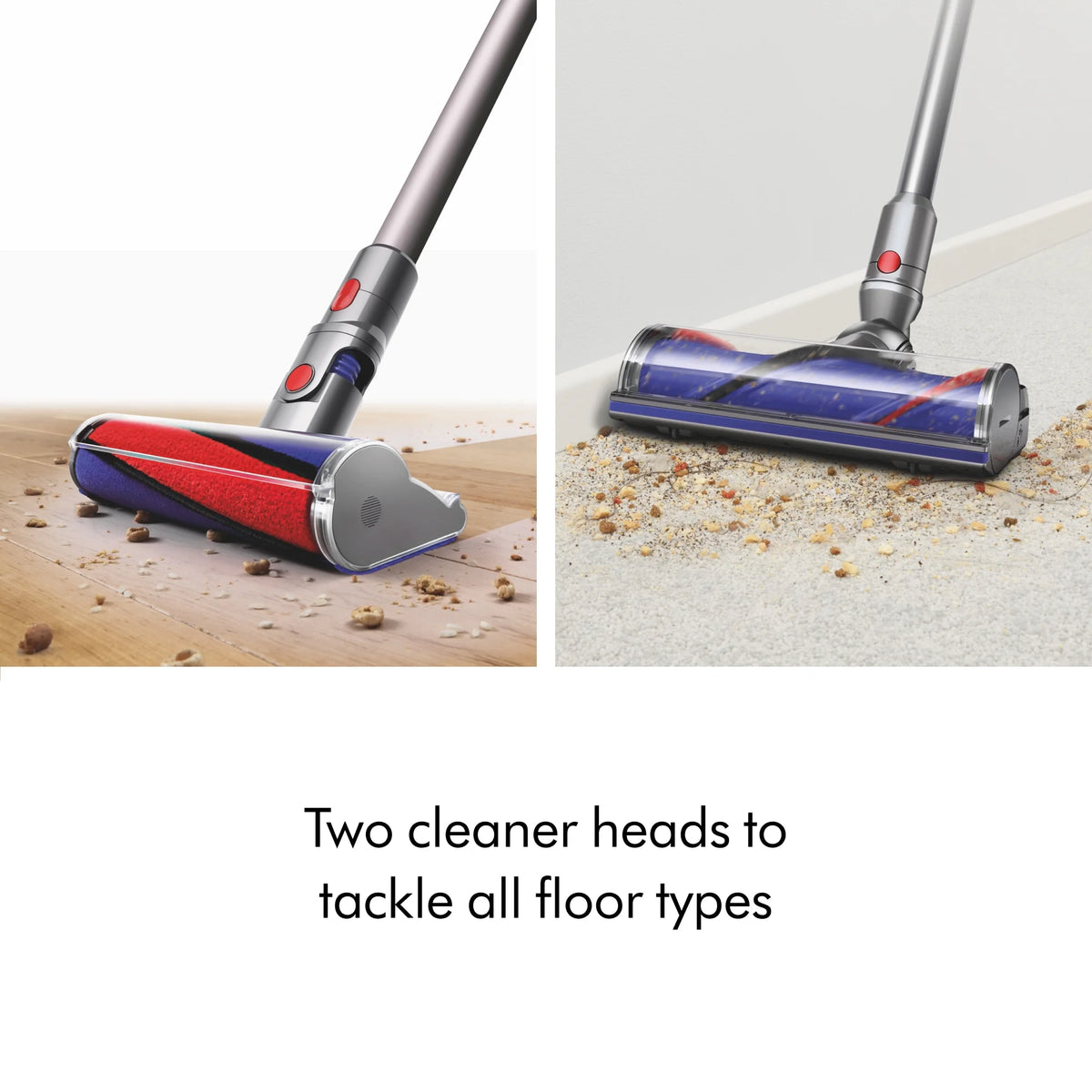 Restored Premium Dyson V8 Absolute Cordless Vacuum | Silver/Nickel (Refurbished)