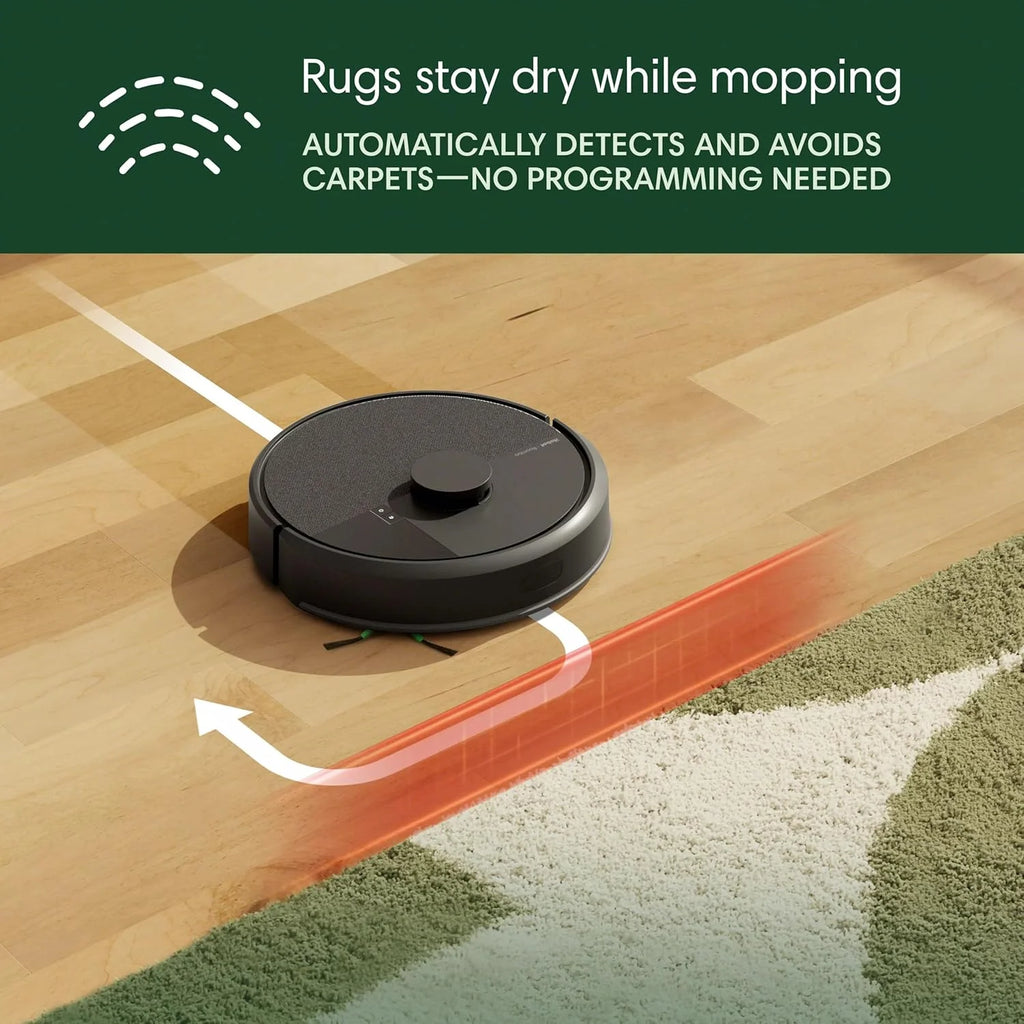 iRobot Roomba 105 Combo Robot Vacuum & Mop LiDAR, Alexa, Strong Suction - NEW