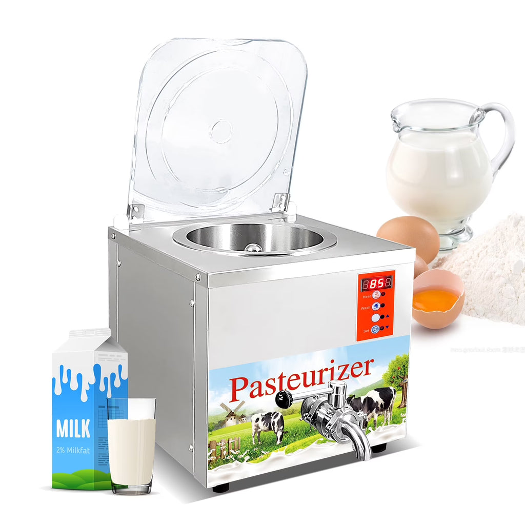 Kolice Commercial Milk Pasteurization Machine, Gelato ice Cream Mix Pasteurizer, Juice Pasteurization Machine,Sterilization Dairy Equipment