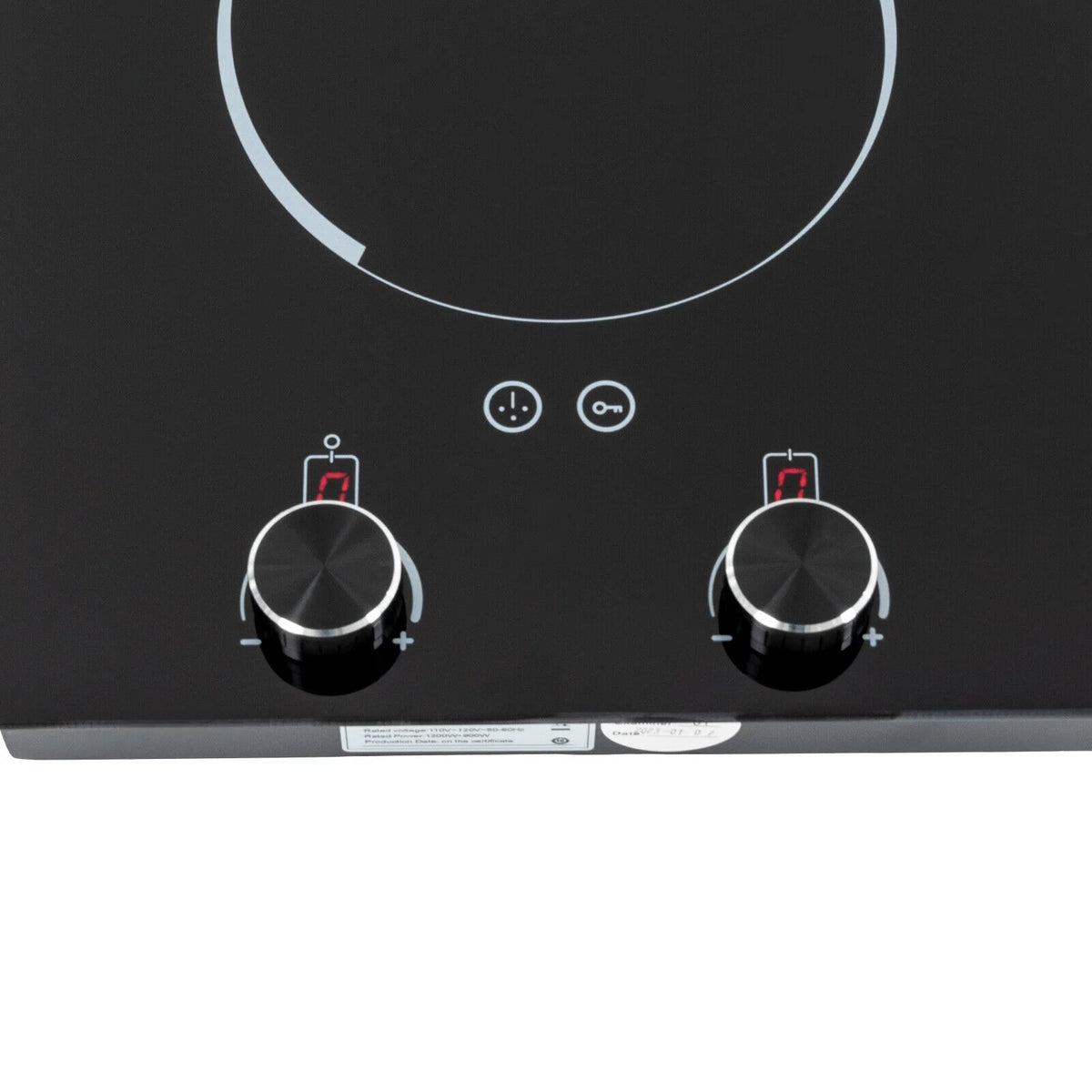 2100W Electric Induction Cooktop Stove Top 2-Burner Touch Control + Child Lock