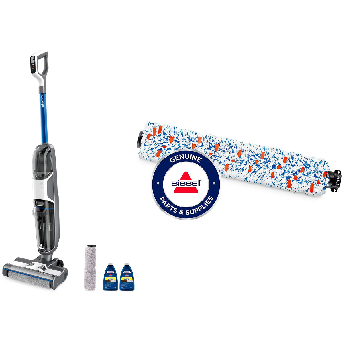 Bissell Crosswave HF3 Cordless Wet/Dry Vacuum Cleaner and Mop, Multi-Surface and Hardwood Floor Cleaner, 3654
