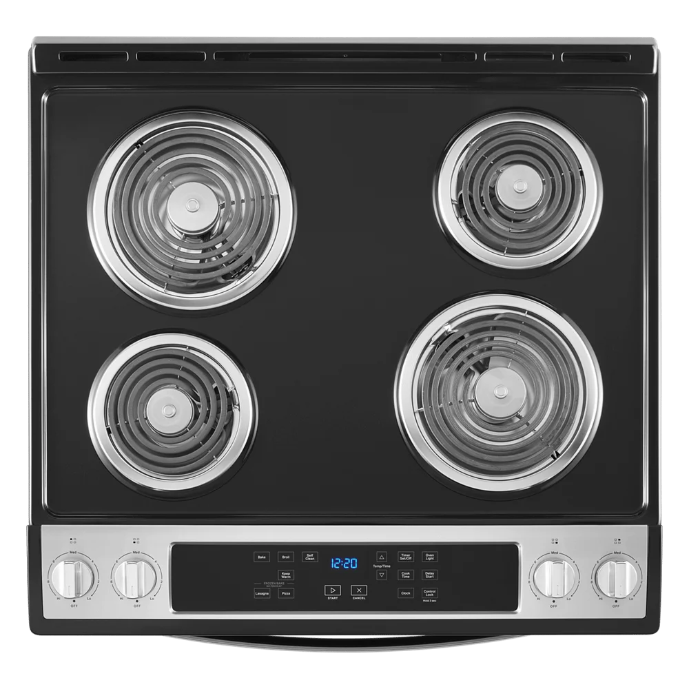 WHIRLPOOL WEC310S0LS slide in electric range