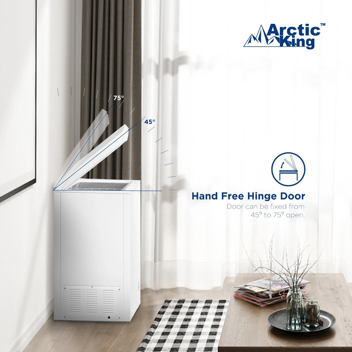 Arctic King 3.5 Cu.ft Chest Freezer, White