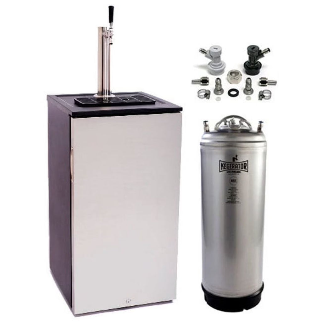 Edgestar Kc1000hbkg 18" Wide Kegerator - Stainless Steel