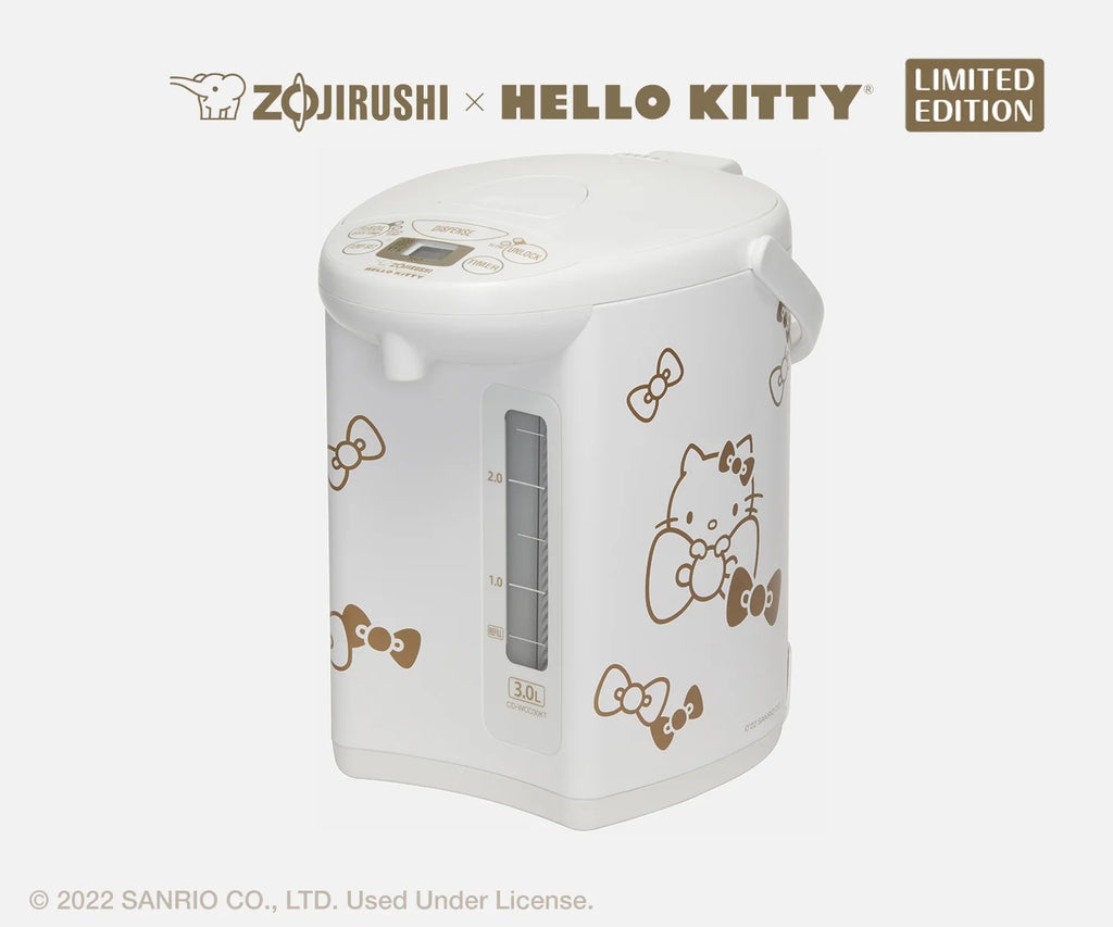 Zojirushi CD-WCC30KTWA Micom 3.0 Electric Kettle, Hello Kitty Collection White with Automatic Shut-Off