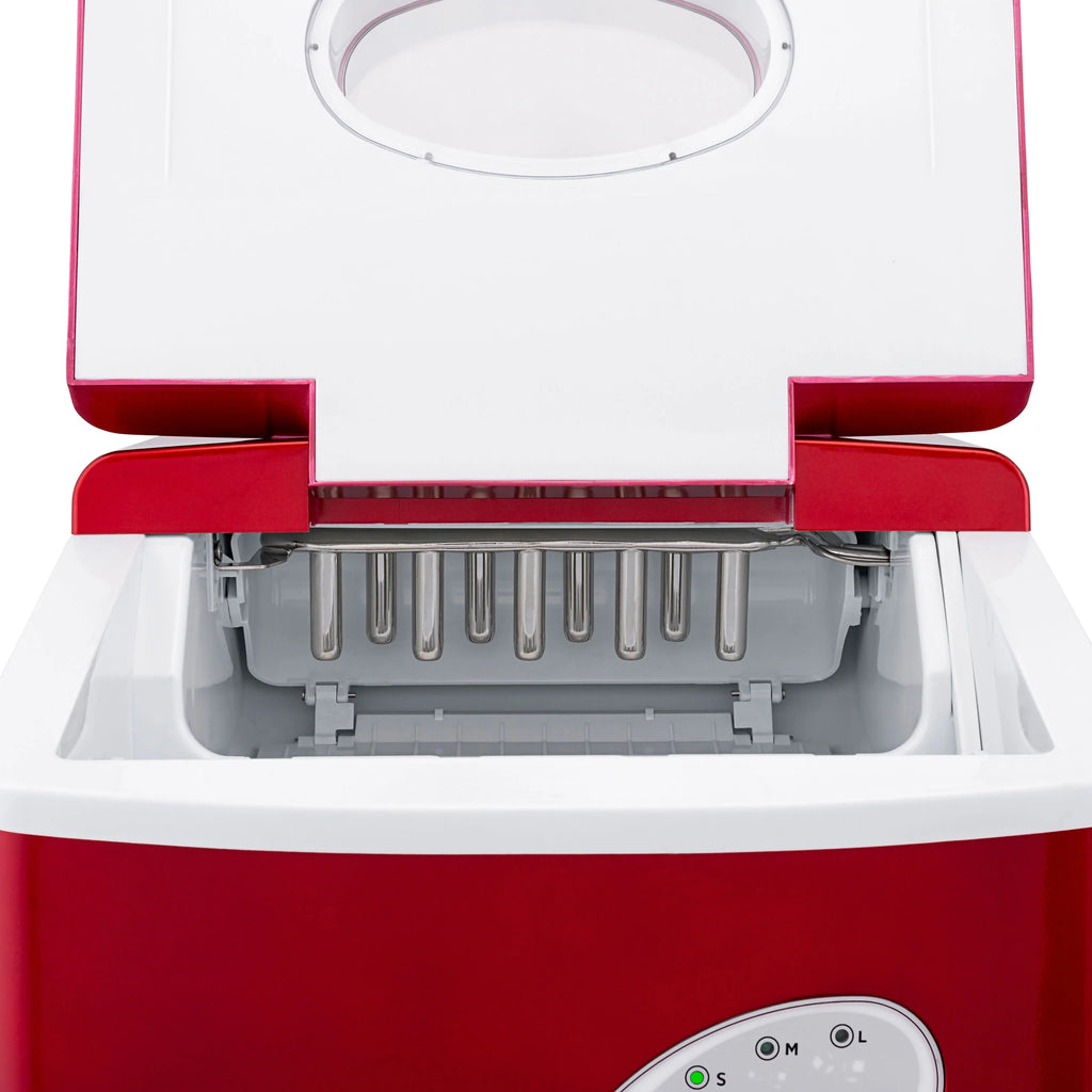 Newair 28 lb. Portable Bullet Ice Maker in Red