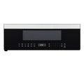 GE Profile 1.2 cu. ft. Low Profile Over-the-Range Microwave in Stainless Steel with Sensor Cooking, 1000W, 400 CFM Venting, LED Light