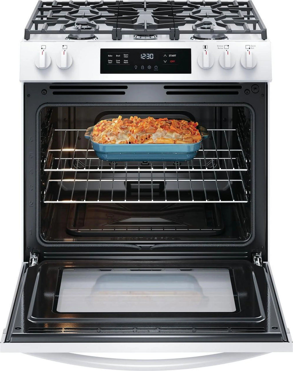 FRIGIDAIRE FCFG3062AW  30" FREE STANDING GAS RANGE, White