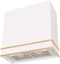 Akicon Range Hood 36 Inch, Ultra Quite Stainless Steel Kitchen Hood, Wall Mount Square Vent Hood with LED Light and Dishwasher-Safe Filters, Hood Vents for Kitchen, 3 Speeds, 600 CFM (AK-HS36HB-SWG)