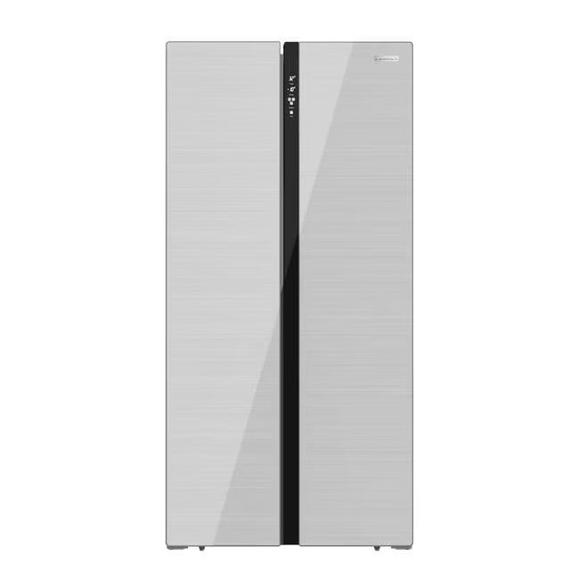 Furrion 2021123827 16 cu ft. 12V Side-by-Side Residential-Style Refrigerator - Stainless Steel