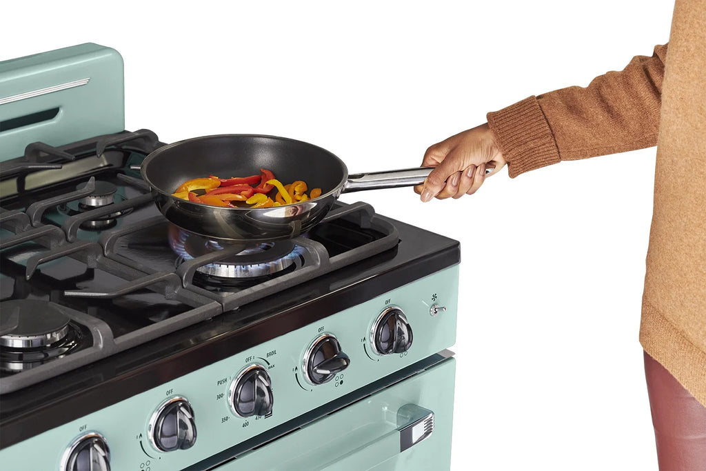 Unique Classic Retro 30" 3.9 cu/ft Freestanding Gas Range with Convection Oven and Sealed Burners