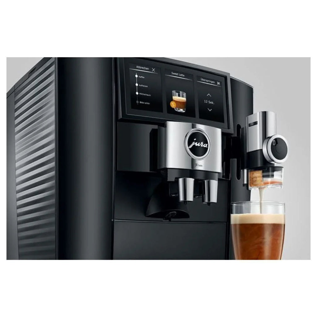 Jura J8 Twin Superautomatic Espresso Machine | 31 Recipes | Diamond Black | 15658