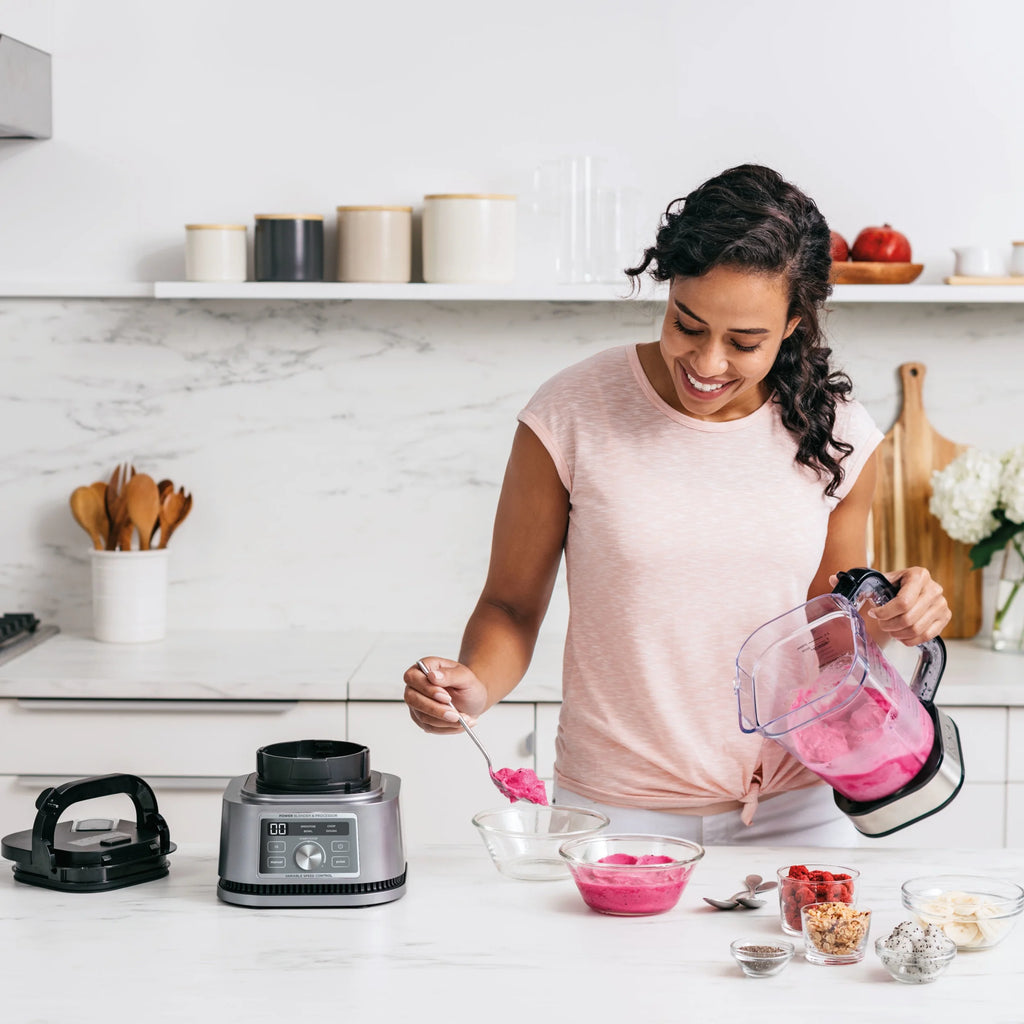 Ninja?? Foodi?? Power Blender & Processor 3-in-1 72-oz. Blender and Food Processor 1200W 4 Auto-iQ?? Presets, SS200