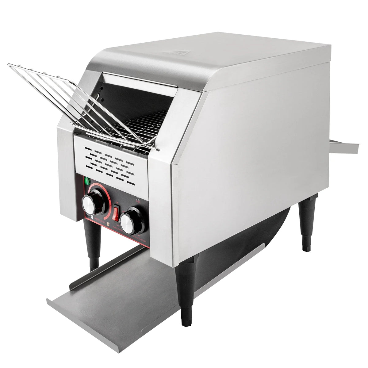 High Efficiency Commercial Conveyor Toaster with 7 Speeds and 3 Modes, 150-450 Slices per Hour, Ideal for Cafes, Buffets, and Coffee Shops